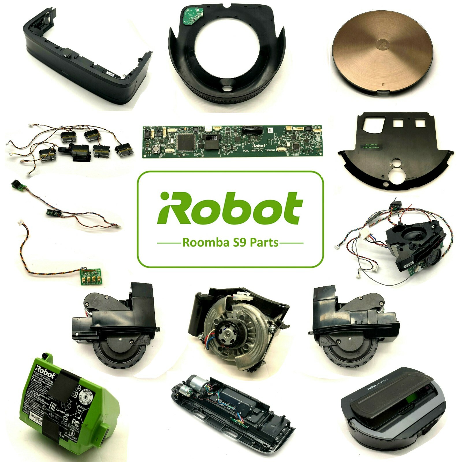 Genuine Replacement Parts for iRobot Roomba s9 & s9+ (9550) Robot