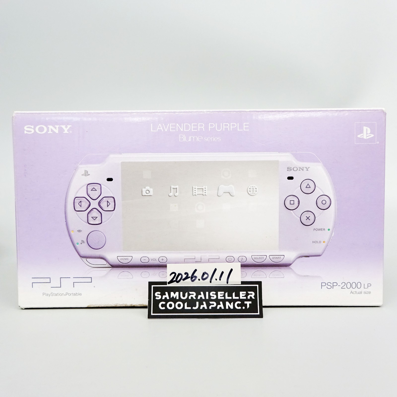 SONY PSP Playstation Portable Console Lavender Purple PSP-2000 LP