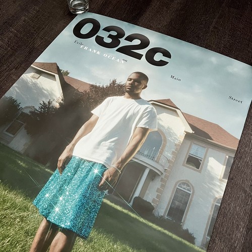 032c Issue #33 “Frank Ocean” Magazine Cover Poster – NEW | eBay