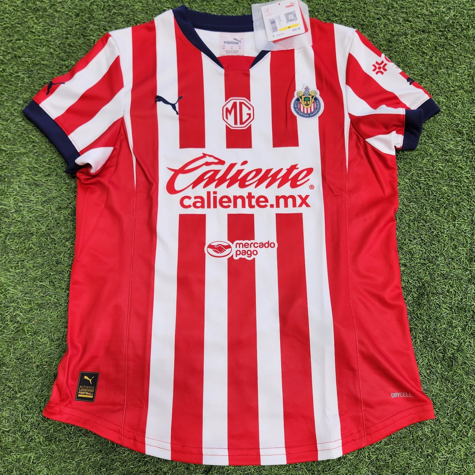 Puma Chivas Guadalajara 24-25 Home Women's Jersey Red-White | eBay