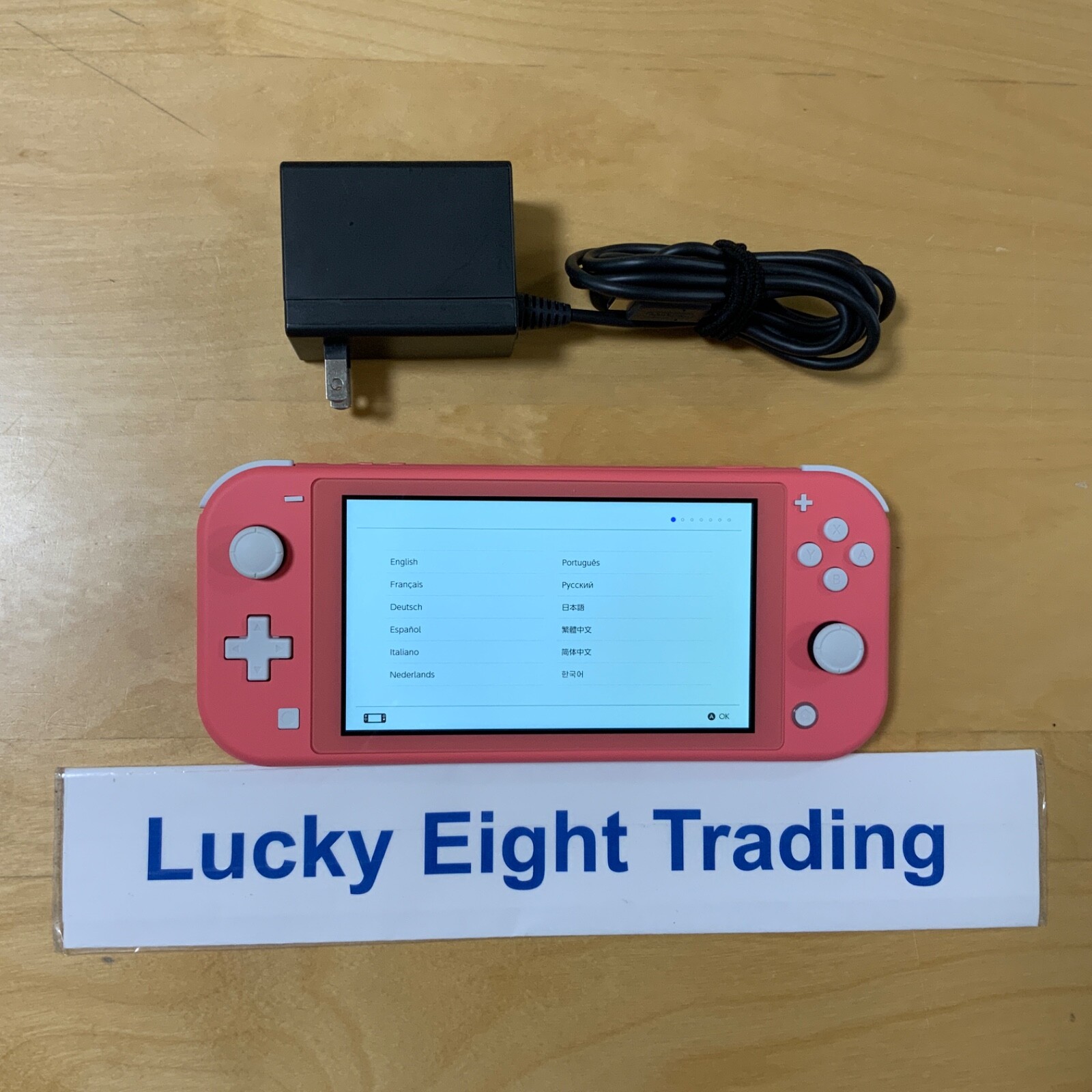 Nintendo Switch Lite Coral Pink Console Charger [CC] | eBay