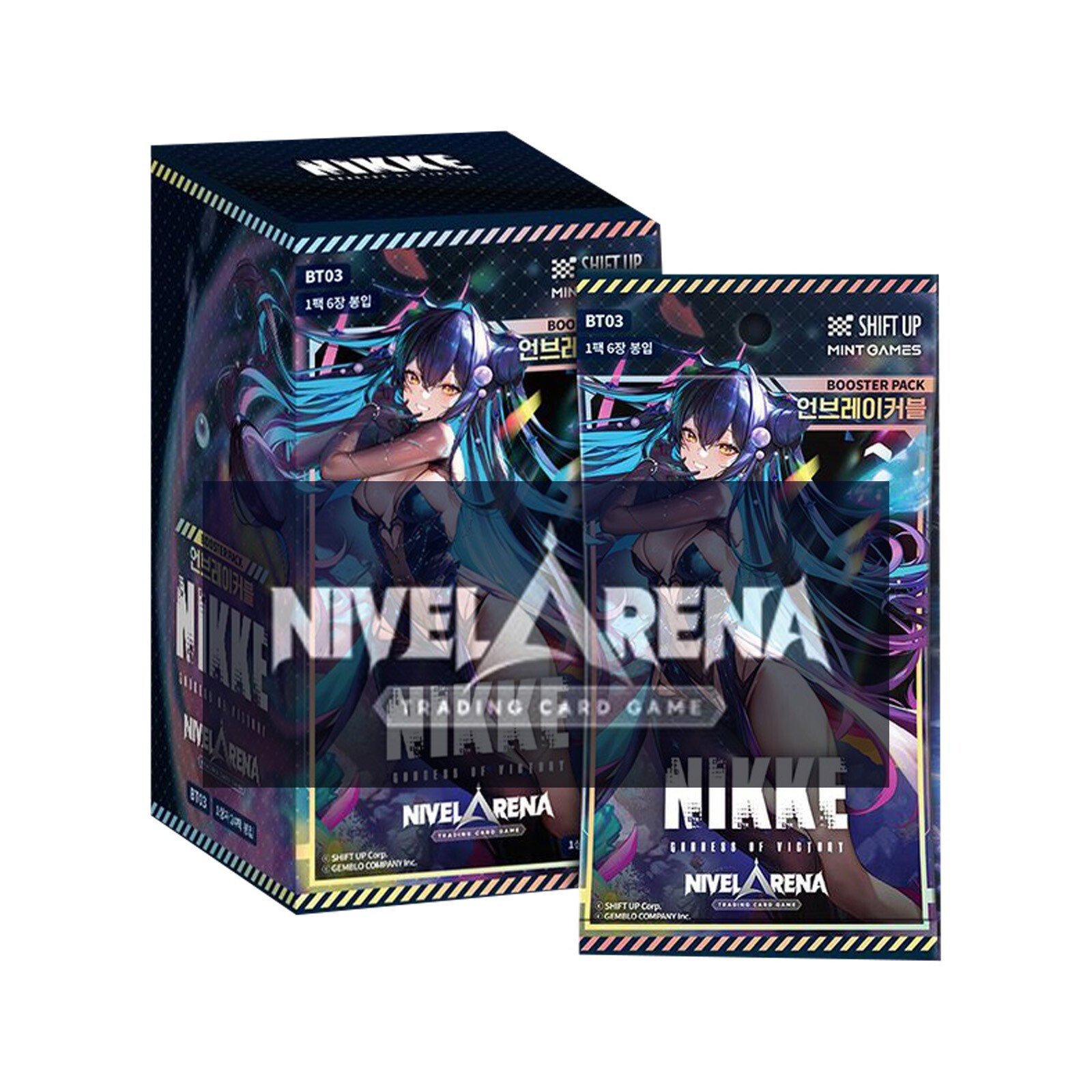 Nikke Goddess Of Victory [Nivel ARENA BT03] Unbreakable 24 Packs