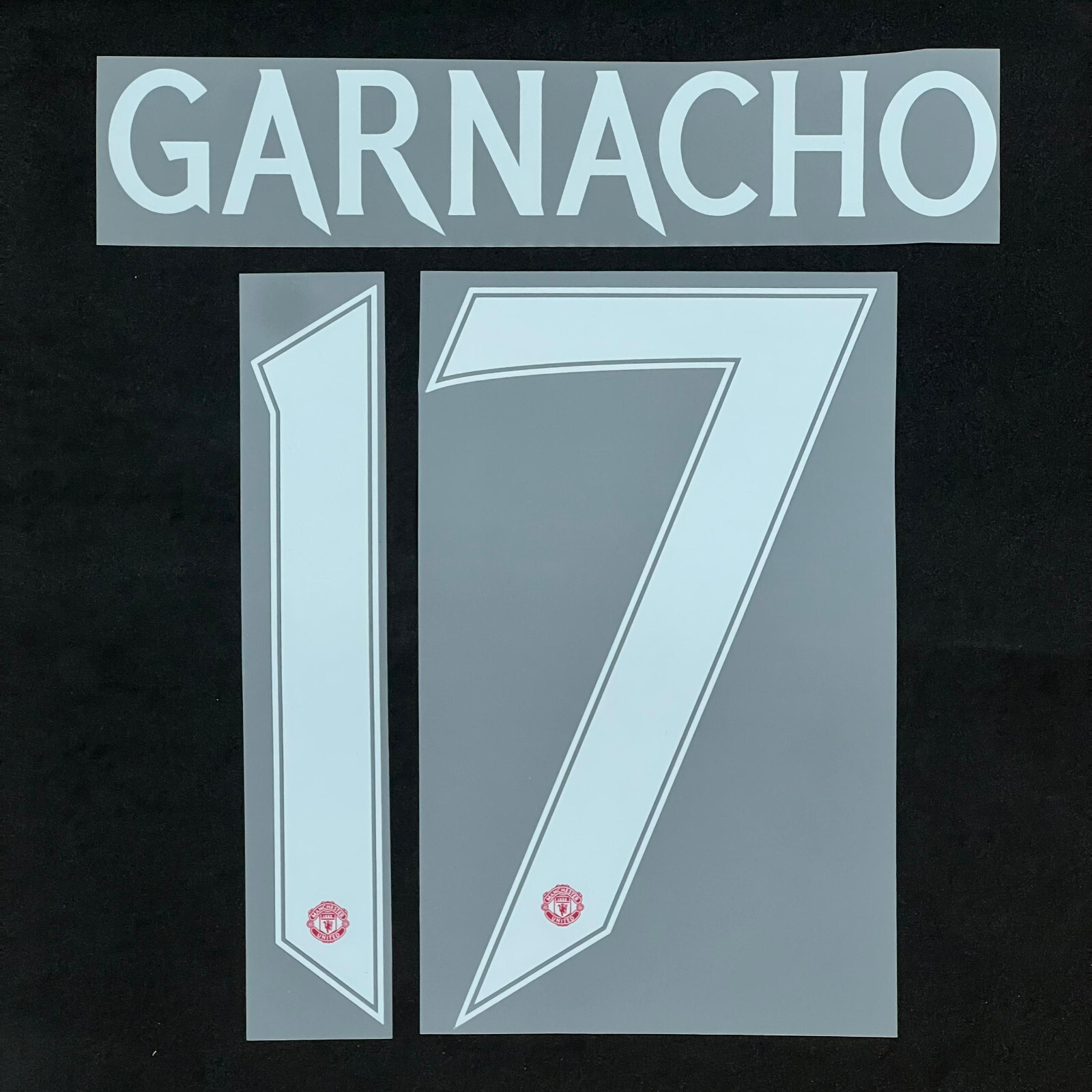 Official GARNACHO #17 Manchester United F.C Home CUP 2024-25 PRINT