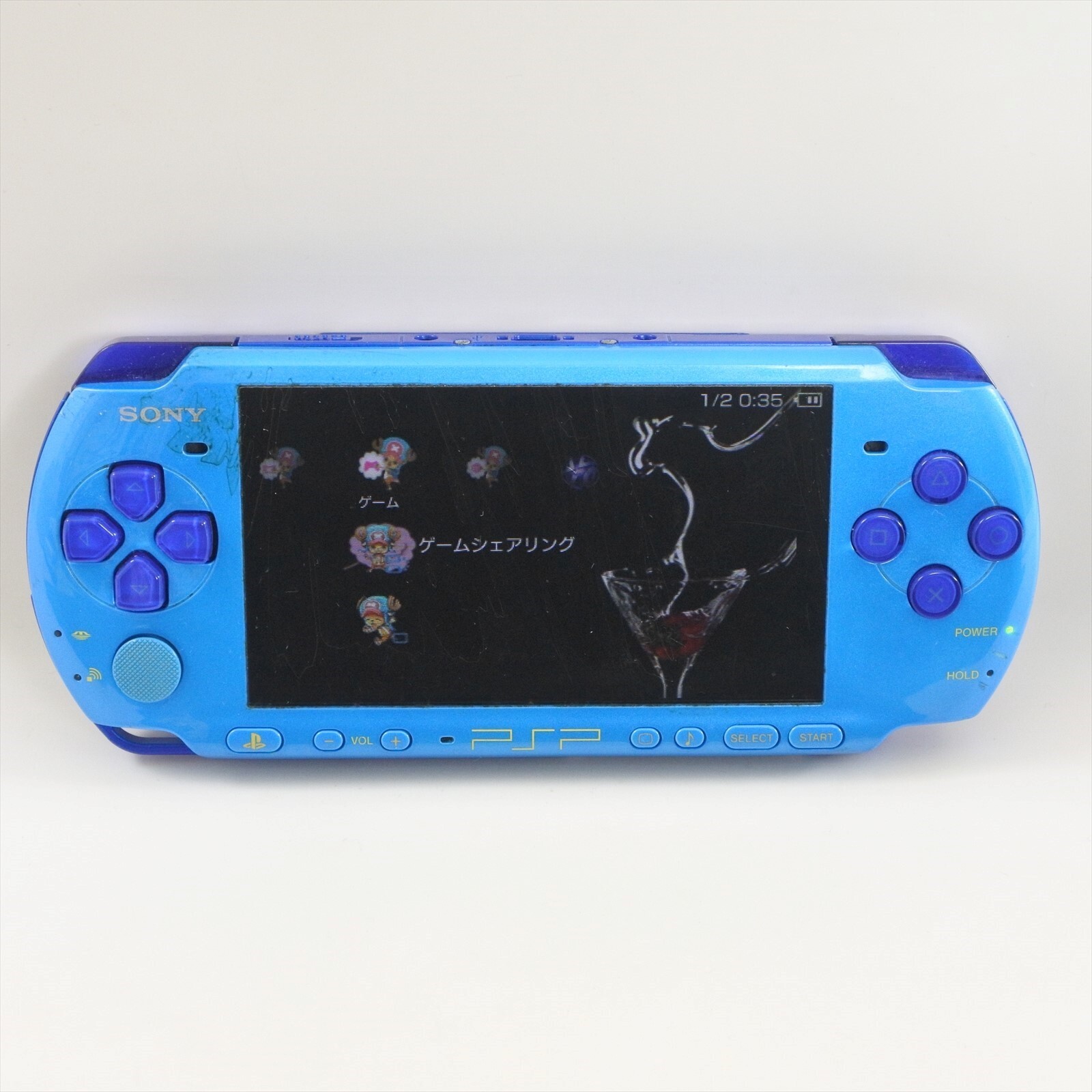 PSP Console PSP-3000 Sky Blue / Marine Blue PS Portable HJ5371112