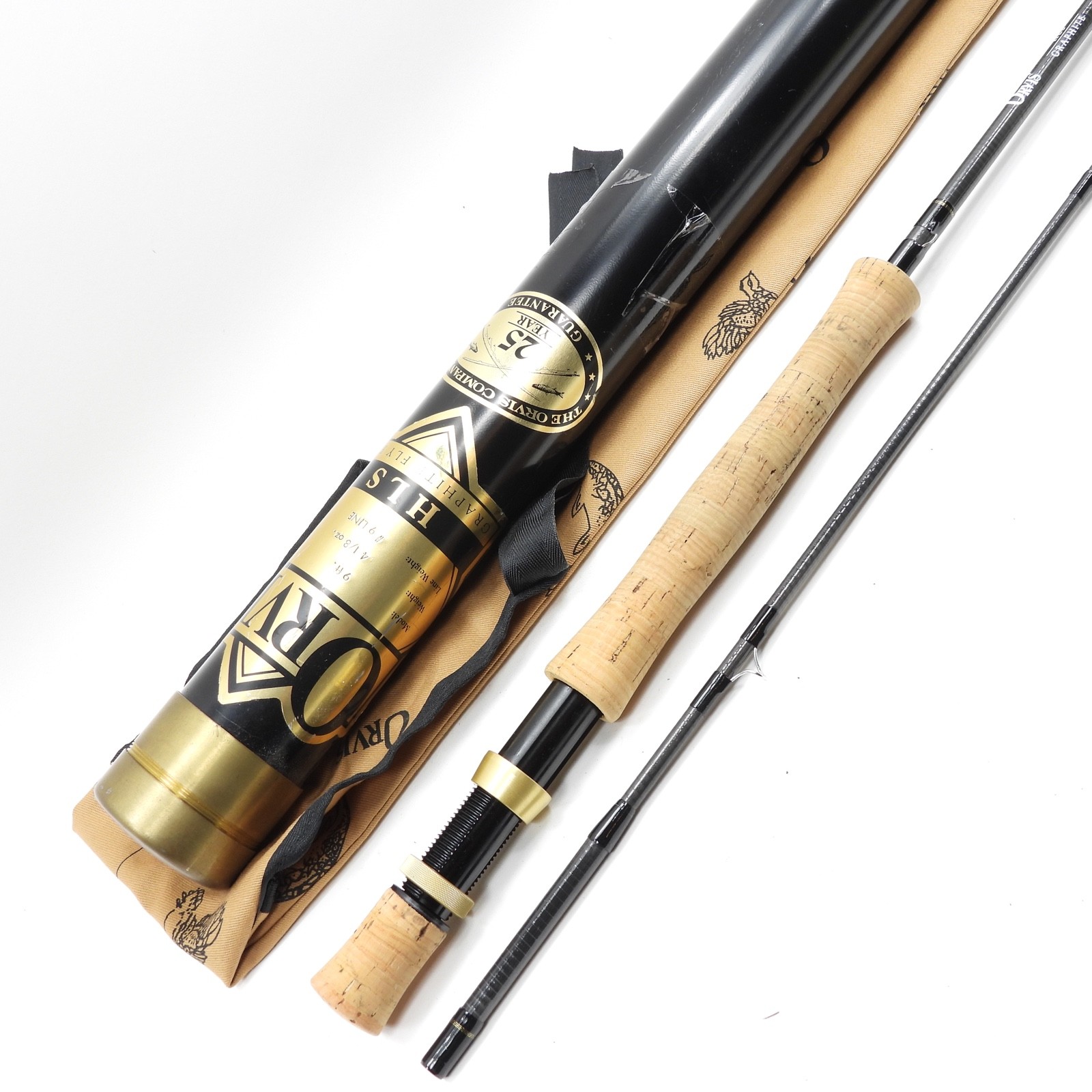 Orvis Graphite HLS Fly Fishing Rod. 9' 9wt. W/ Tube & Sock. 2