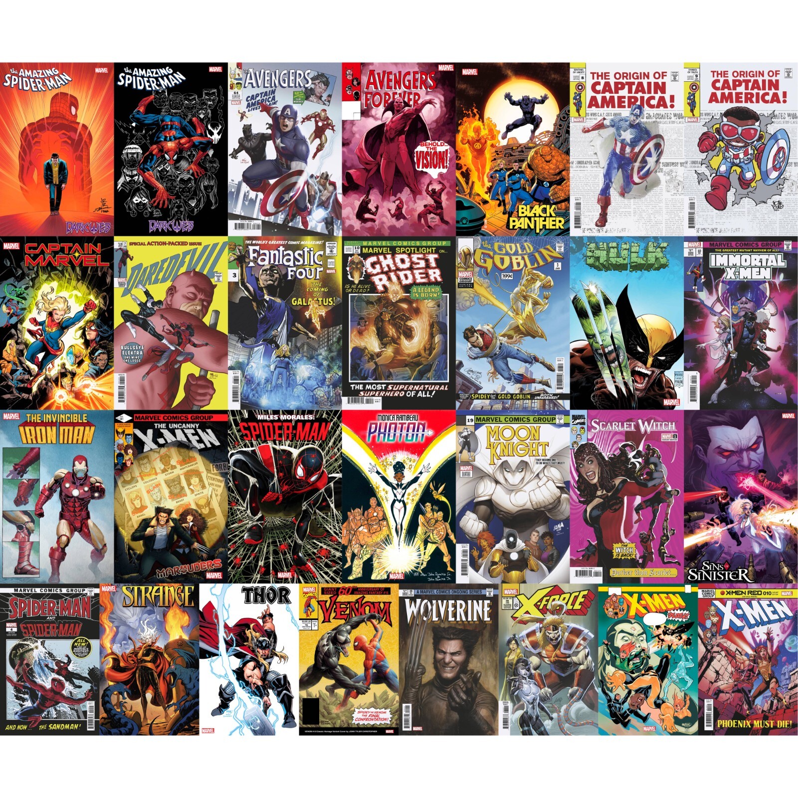 Marvel Classic Homage Variants (2023) 28 Books | Marvel Comics