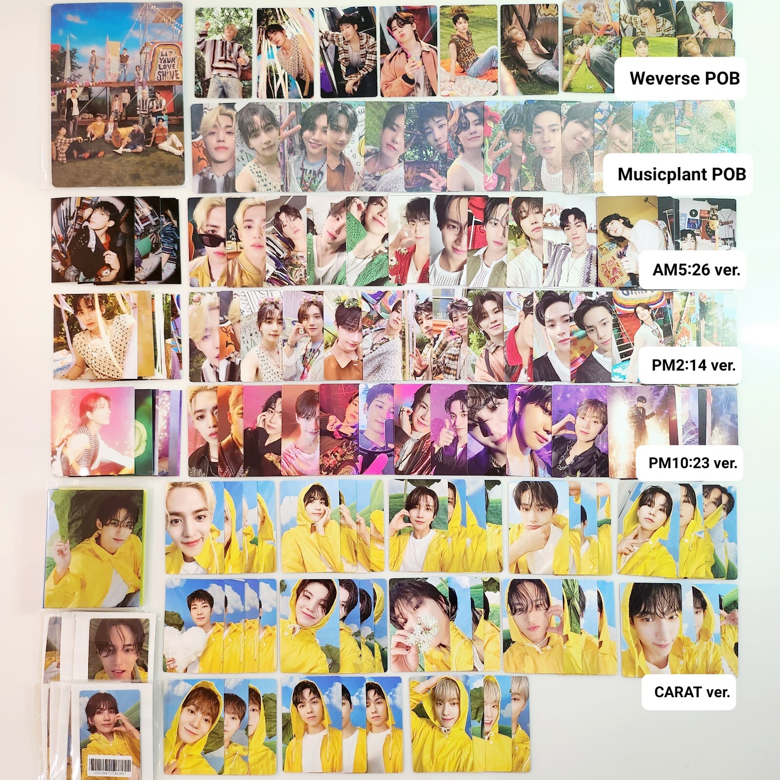 SEVENTEEN 'SEVENTEENTH HEAVEN' POB, STANDARD, WEVERSE Ver. CARAT