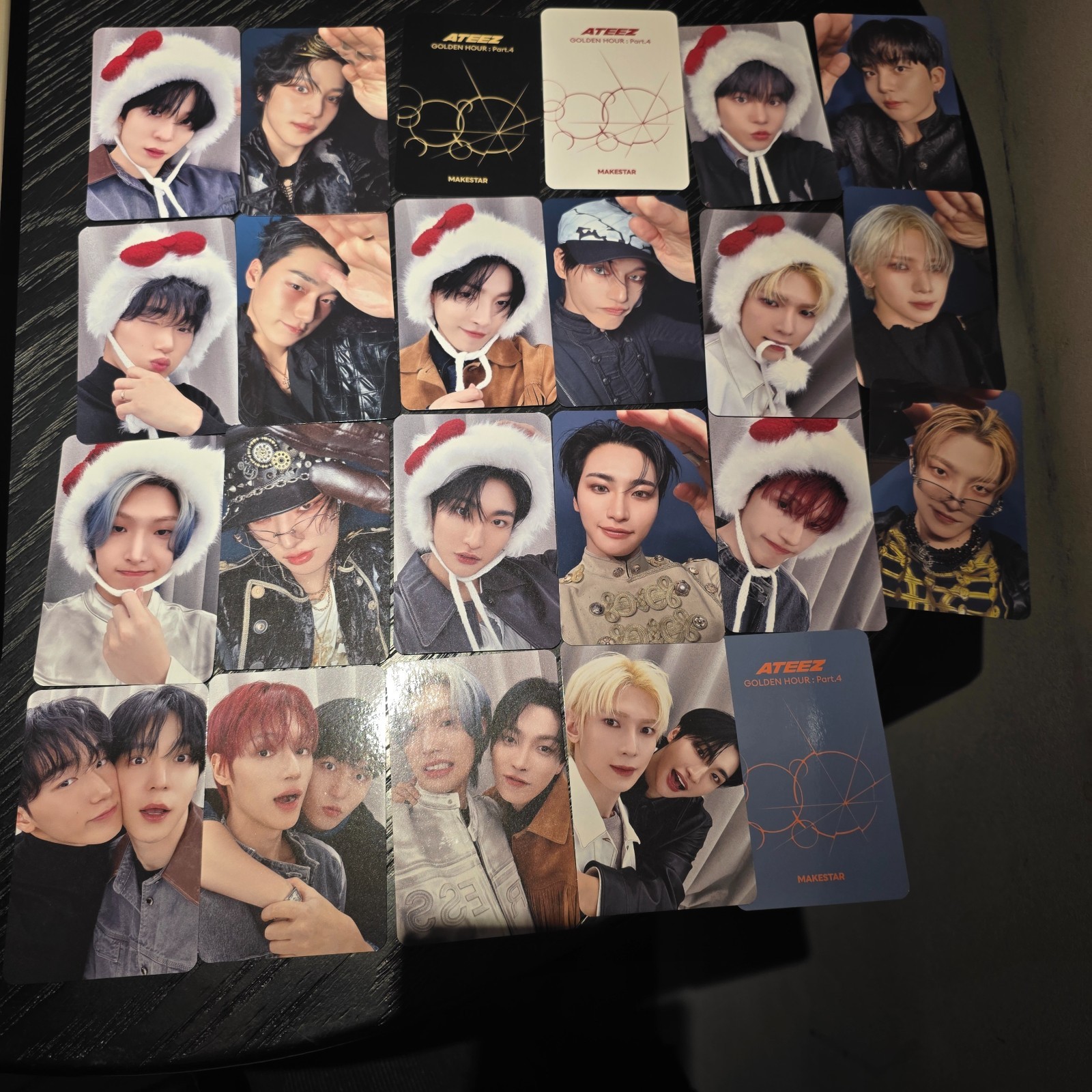 ATEEZ LUCKY DRAW photocard 13TH MINI ALBUM [GOLDEN HOUR : Part.4