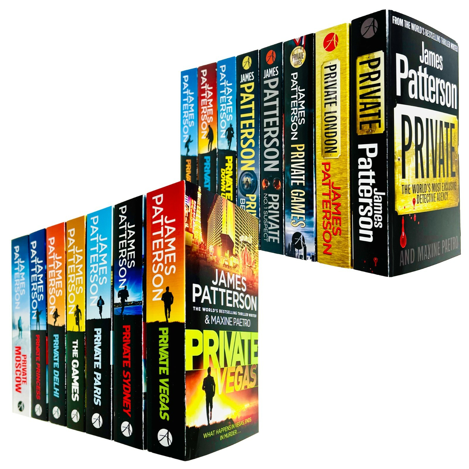 James Patterson Private Series 1-15 Books Collection Set(Private