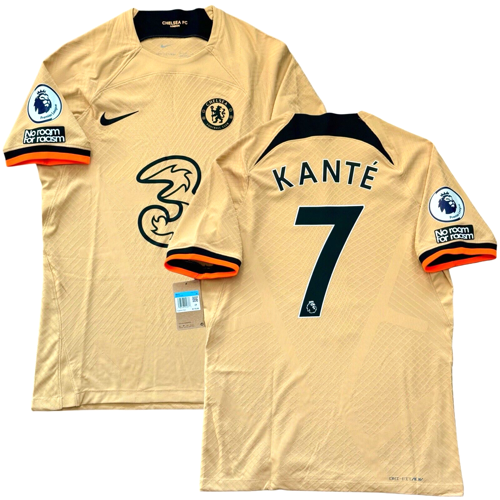 2022/23 Chelsea Authentic Third Jersey #7 Kante Medium Nike Player