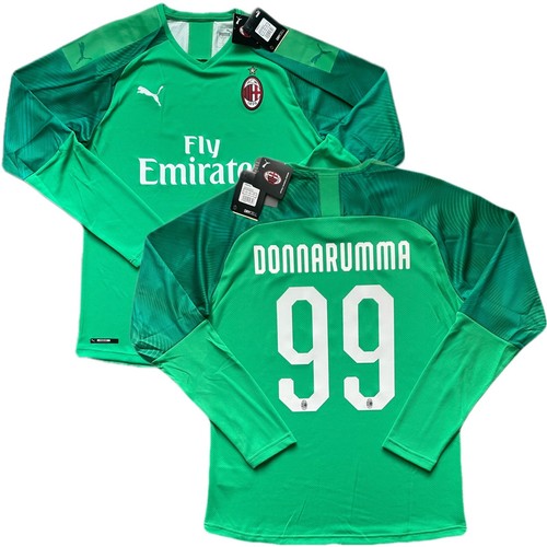 2019/20 AC Milan Green GK Jersey #99 Donnarumma Large Long Sleeve