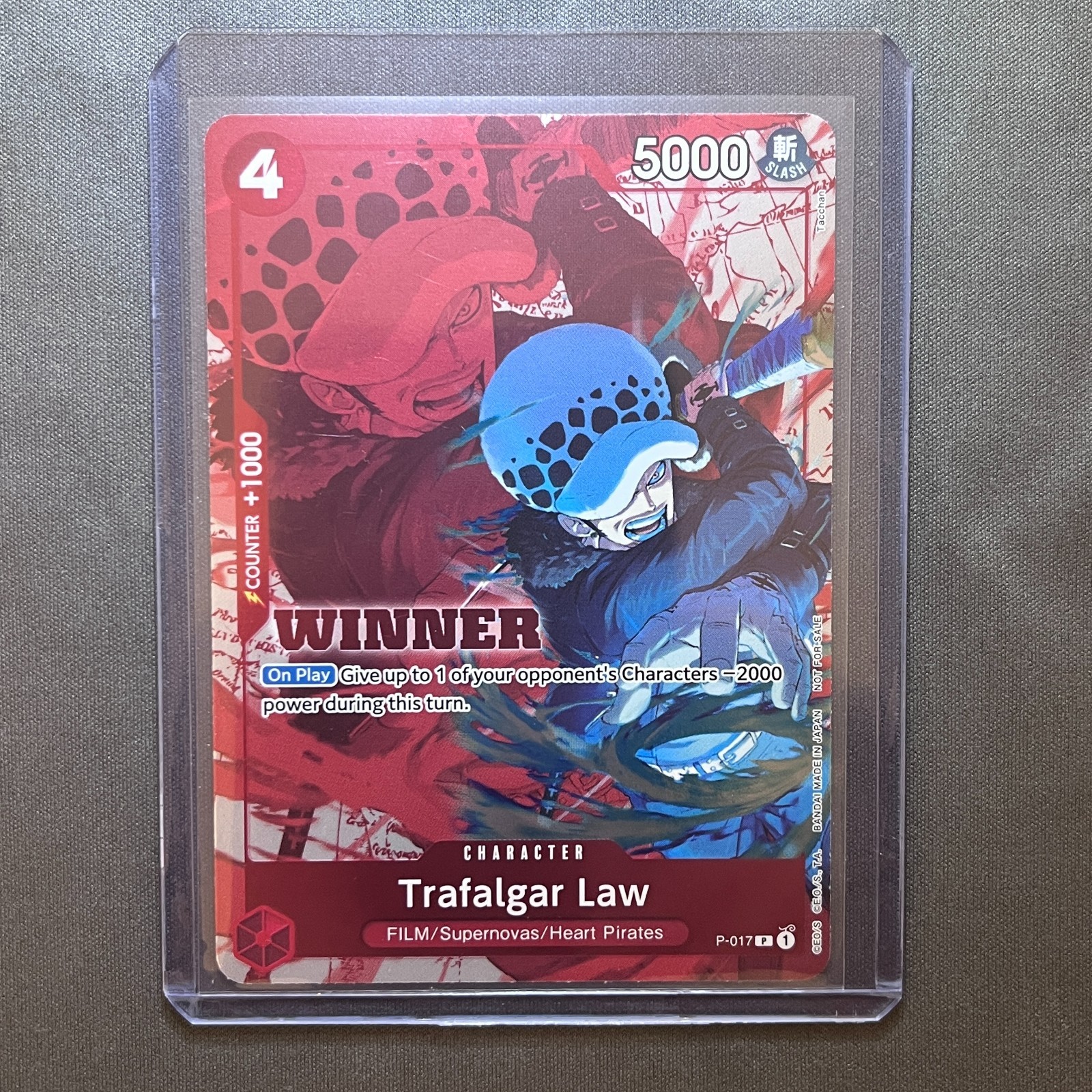 Trafalgar Law P-017 Winner Tournament Pack Volume 7 - One Piece