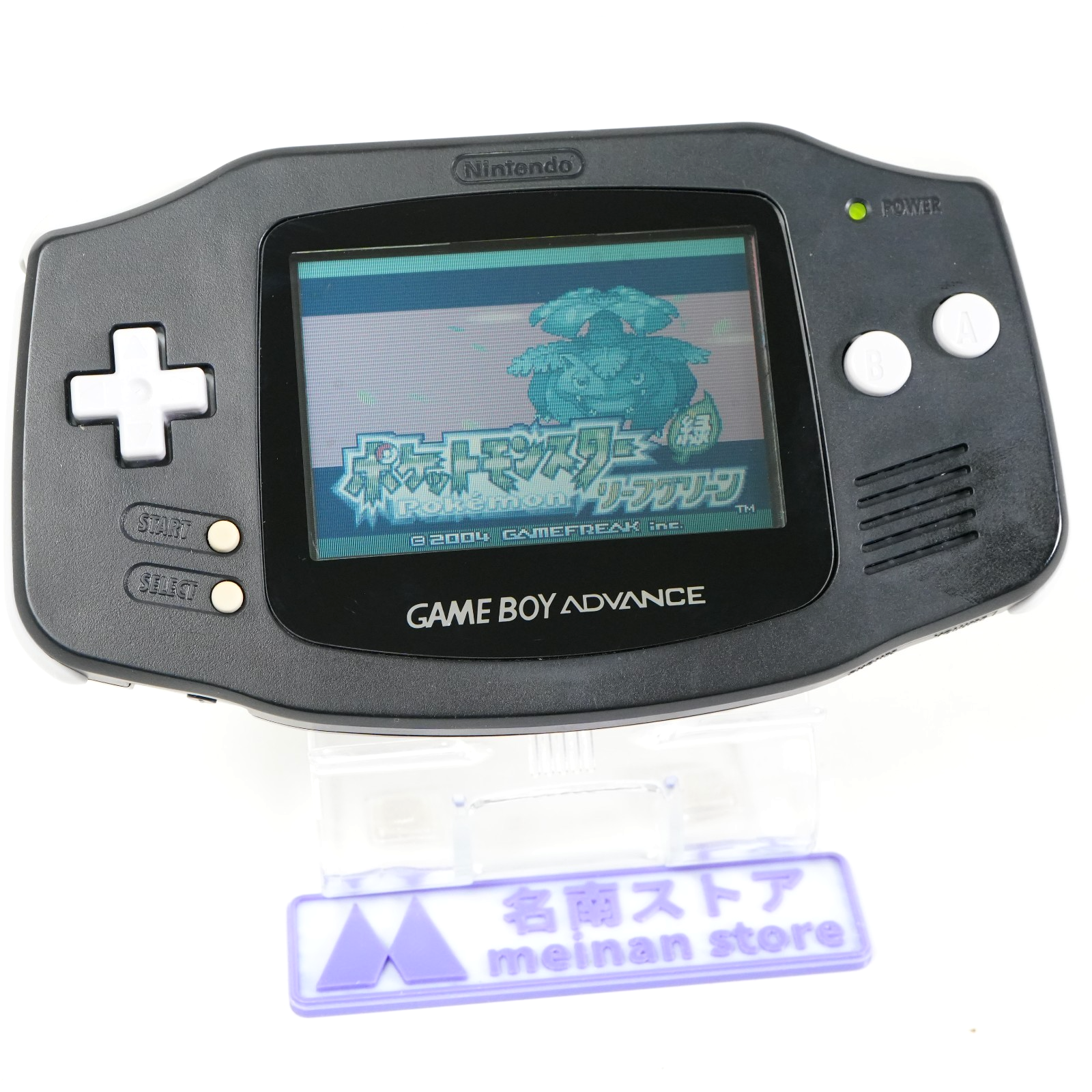 Nintendo GameBoy Advance Black Console AGB-001 GBA w/ Sound AMP