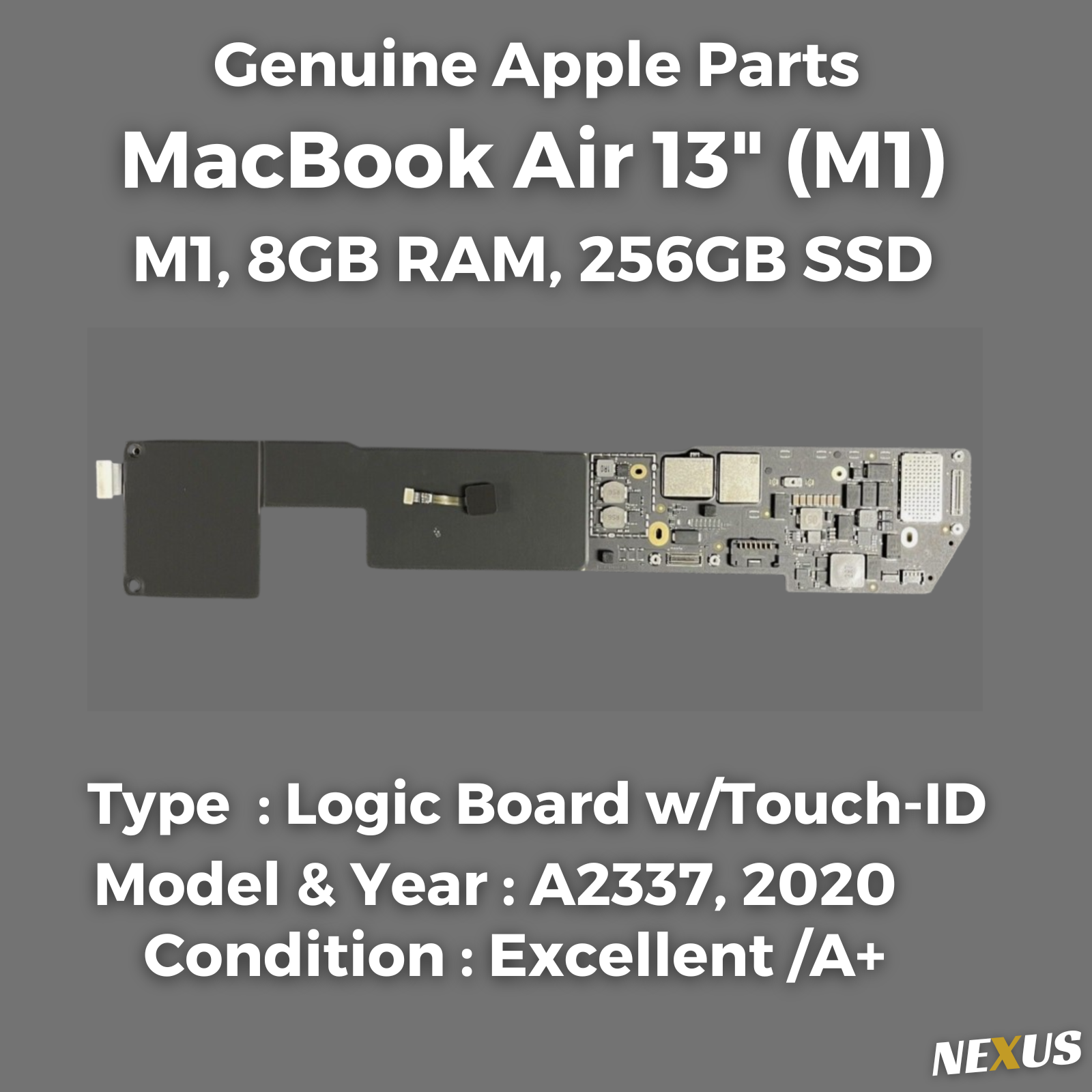 OEM Apple MacBook Air 13” A2337 M1 2020 Logic Board 8GB 256GB