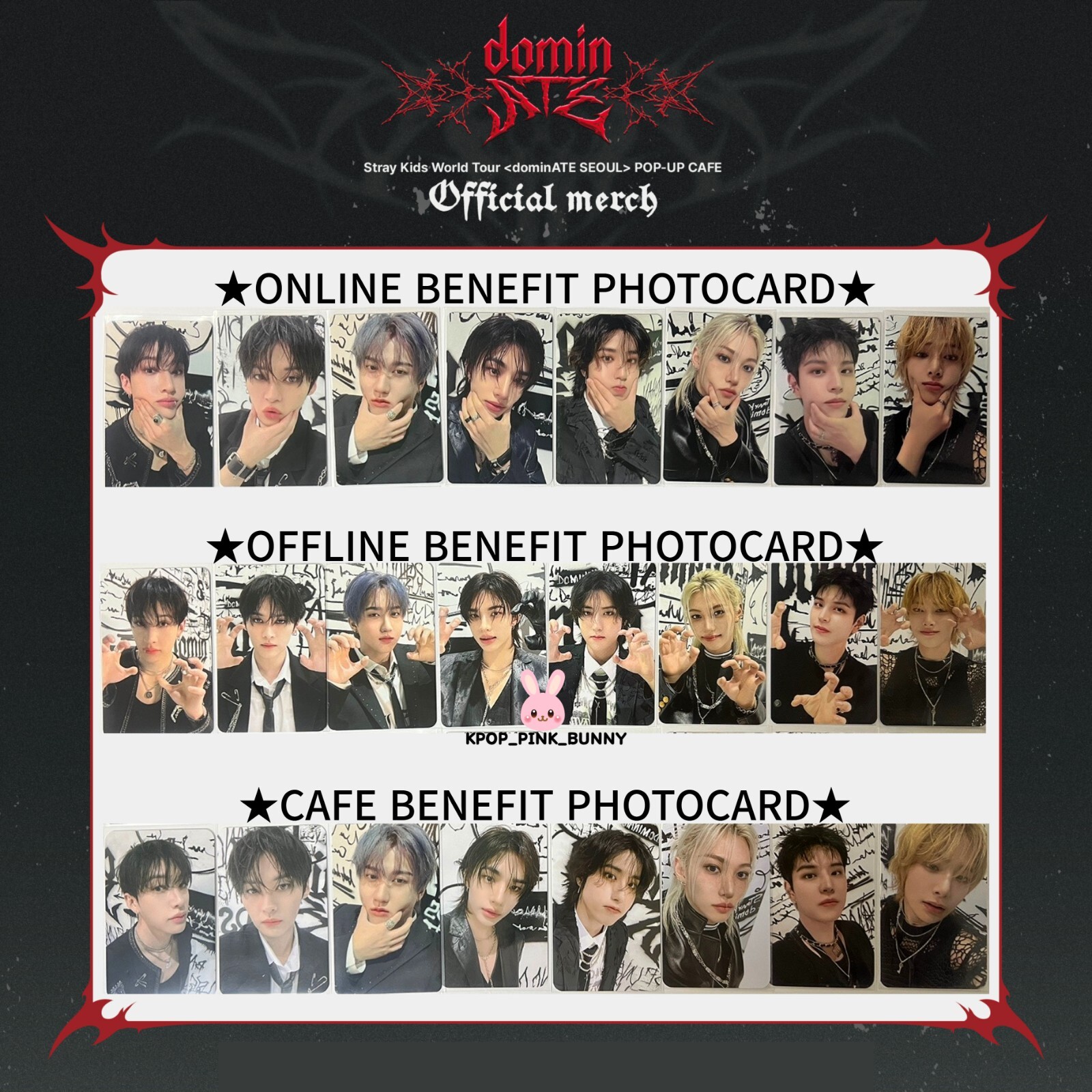 STRAY KIDS STRAYKIDS SKZ WORLD TOUR DOMINATE ATE SEOUL OFFICIAL