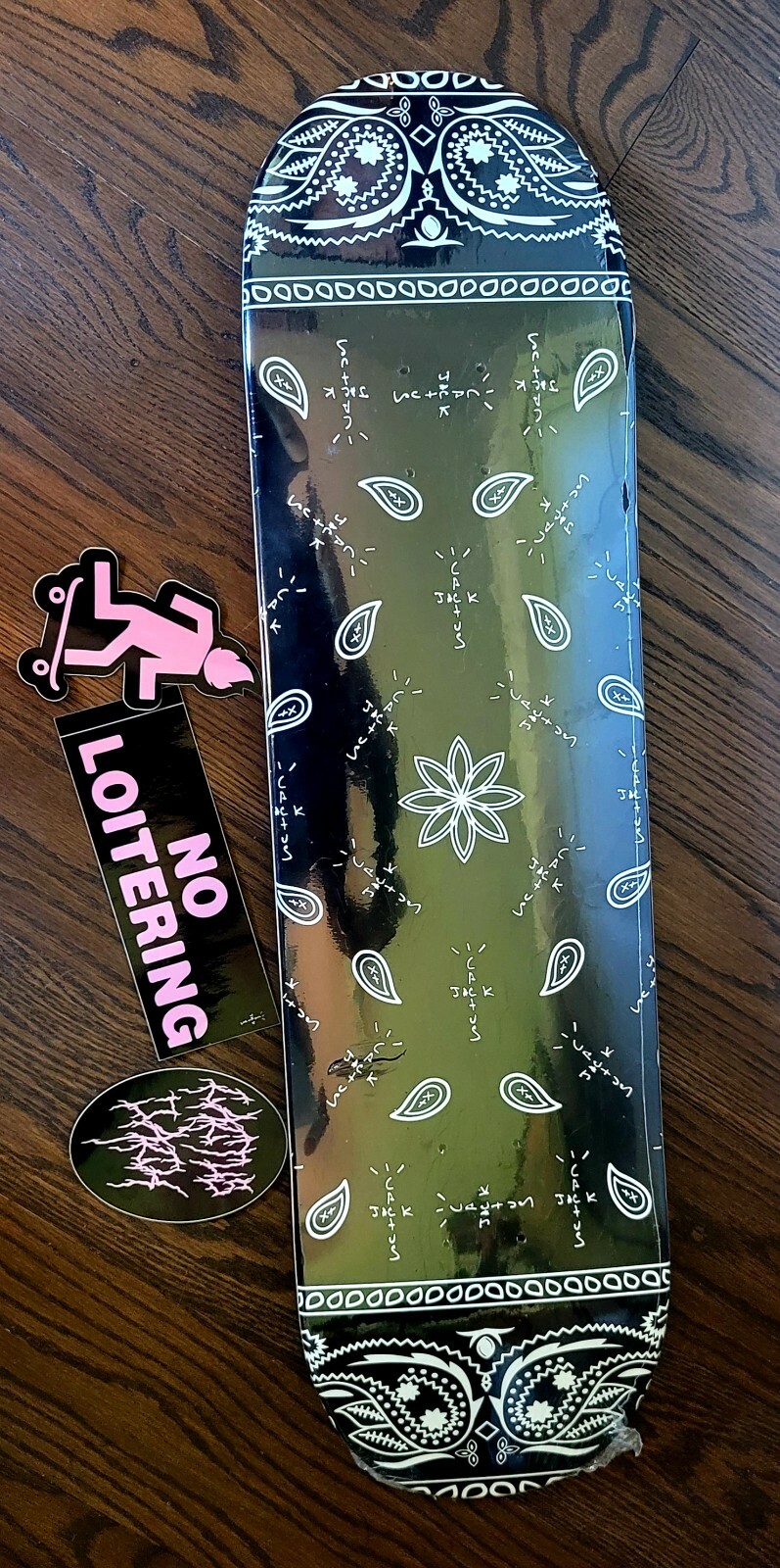 Cactus Jack Paisley Skate Deck Travis Scott 8.5 Skateboard Plus