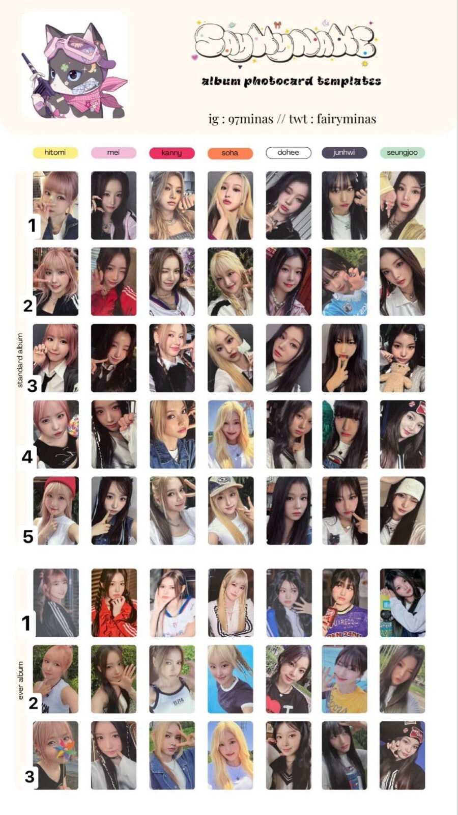 SAY MY NAME SMN 1st EP ALBUM 