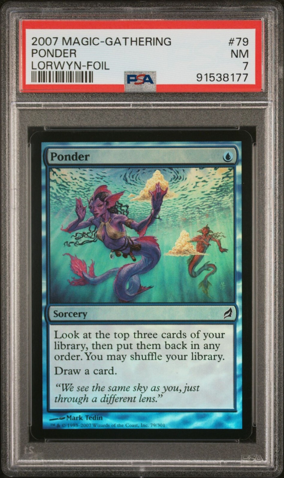 PSA 7 NM LORWYN 79 PONDER FOIL | eBay