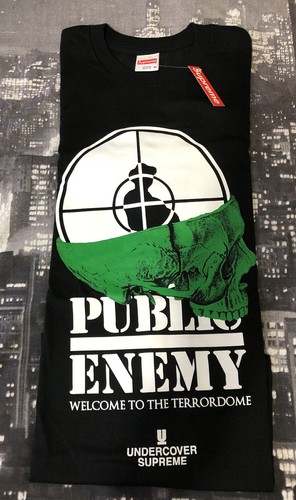 Supreme x UNDERCOVER Public Enemy Terrordome T-Shirt!Black!Size