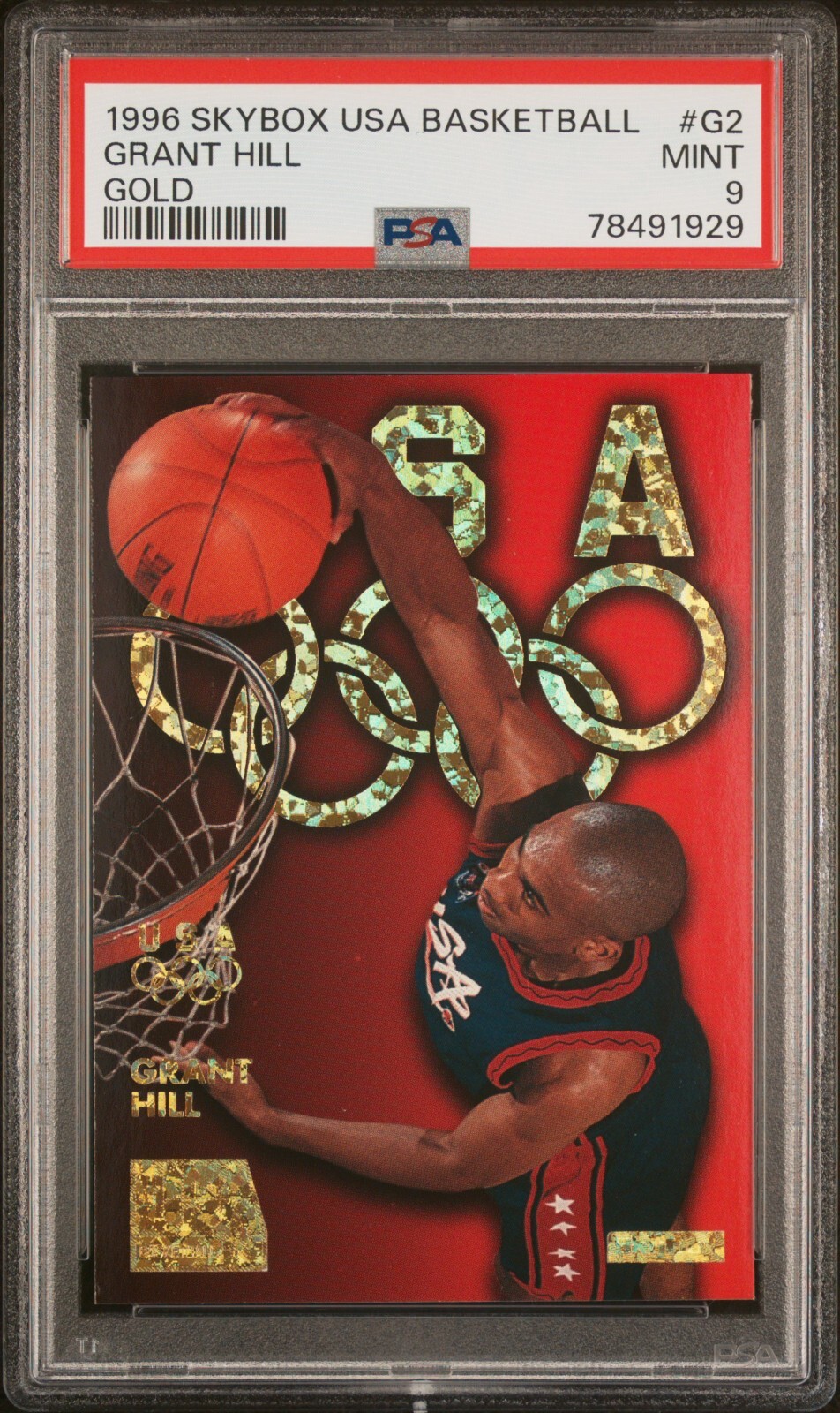 1996 Skybox Fleer USA Basketball Gold Grant Hill G2 Sparkle eBay 1
