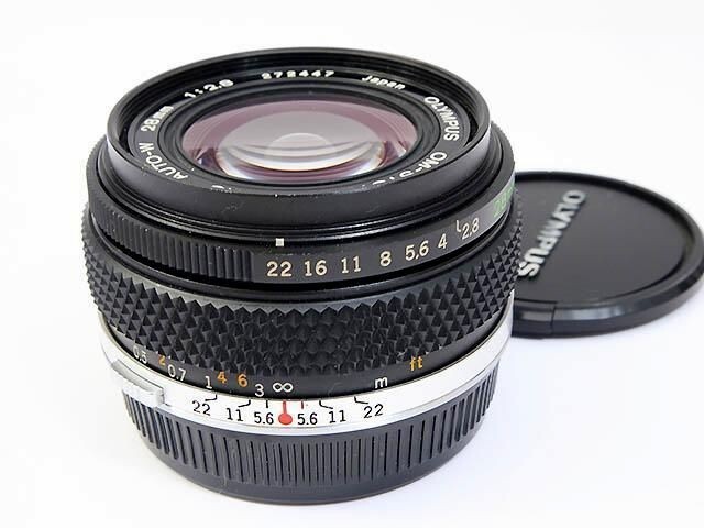Olympus OM Zuiko Auto-W 28mm F2.8 Wide Angle Prime Lens OM System