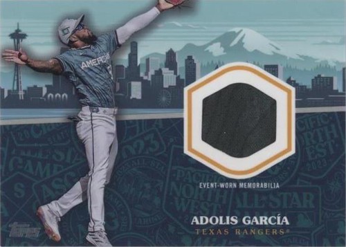 Adolis Garcia Rangers Signed 2023 World Series Champions 8x10