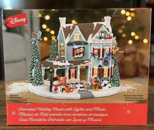 2022 COSTCO Christmas Decor Disney Animated Holiday House W