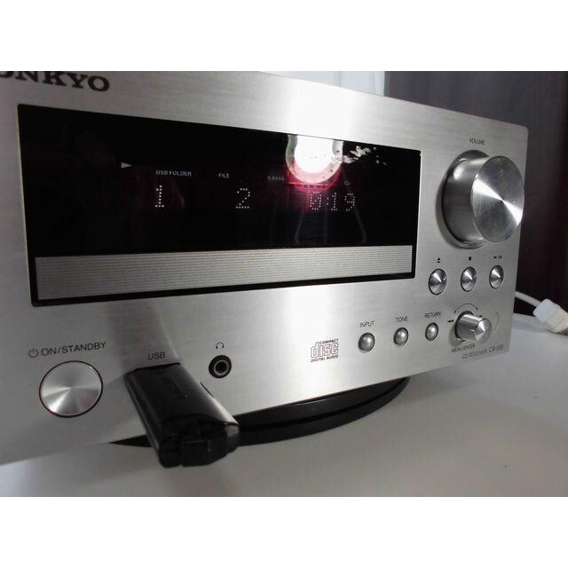 Onkyo Cd Tuner Amplifier Silver Cr-555 Silver Operation confirmed