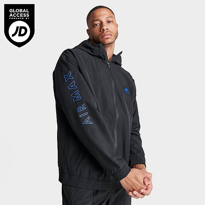 NIKE SPORTSWEAR AIR MAX PK WOVEN MENS JACKET FV5595-010 BLACK L