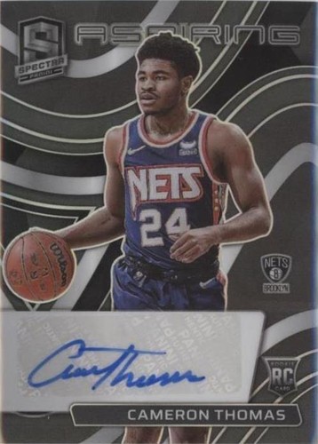 2021-22 Panini Recon Rookie Jersey Auto 92/99 Cameron Thomas #RJA
