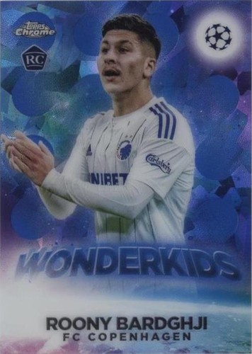2023 Topps UEFA Roony Bardghji Rookie RC Autograph Foil 28/99