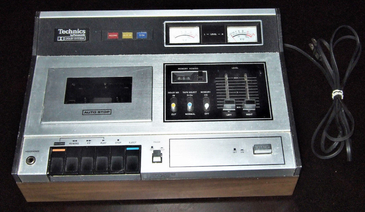 Vintage TECHNICS by Panasonic 1976 Cassette Deck RECORDER RS-263US