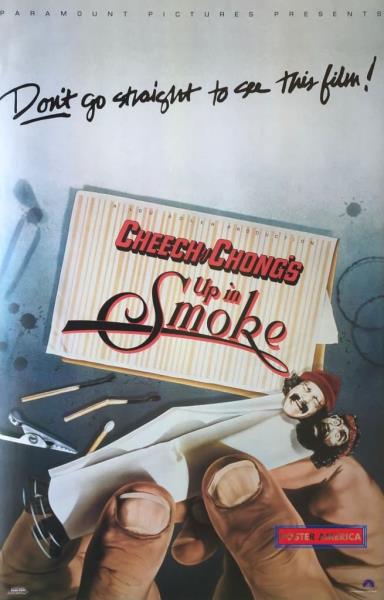 Cheech and Chong's Up in Smoke Movie Poster 22 x 34.5 | eBay