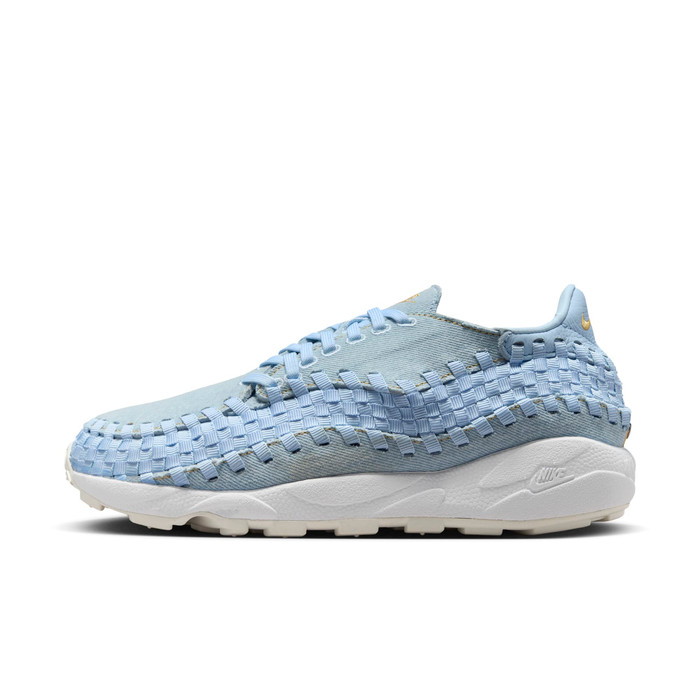 FV6103-400] Womens Nike AIR FOOTSCAPE WOVEN 'WASHED DENIM ICE BLUE