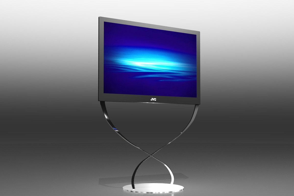 厚さ7mmで重さ5kg、ビクターが超薄型で世界最軽量の次世代液晶テレビを