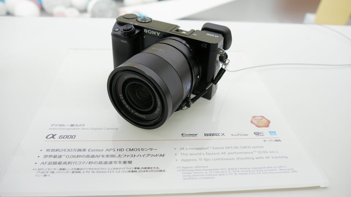 世界最速の0.06秒高速AFを実現したソニーのミラーレス一眼「α6000