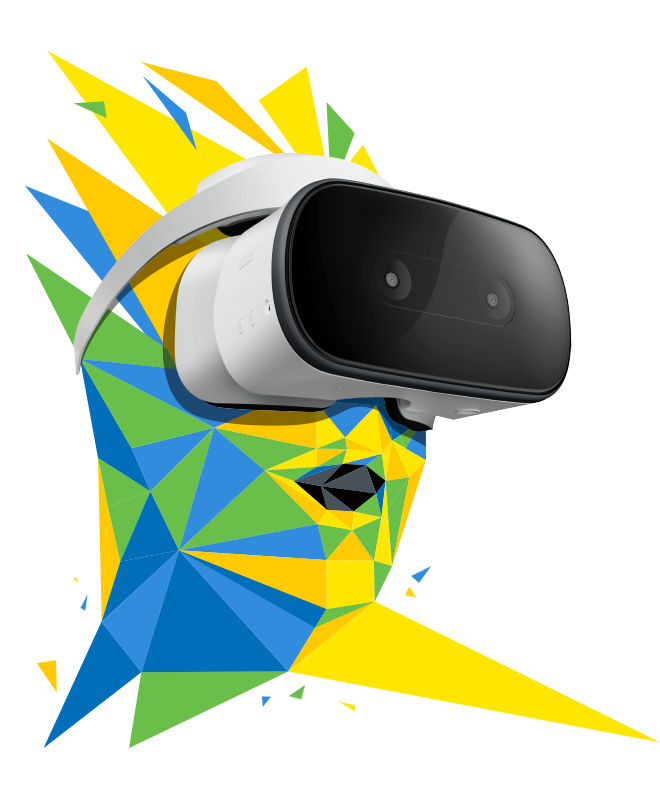 Daydream対応スタンドアロンVRヘッドセット「Mirage Solo」と撮影・即