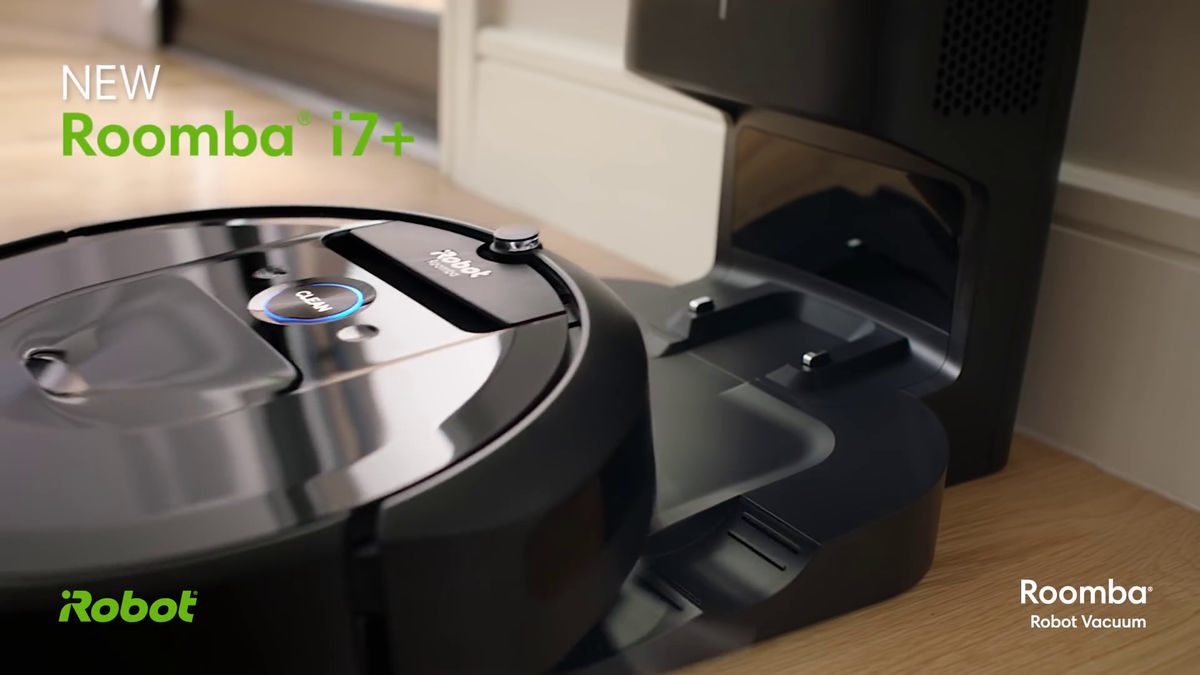 iRobotのお掃除ロボに新型「ルンバi7＋」が登場、充電ドックに本体内の