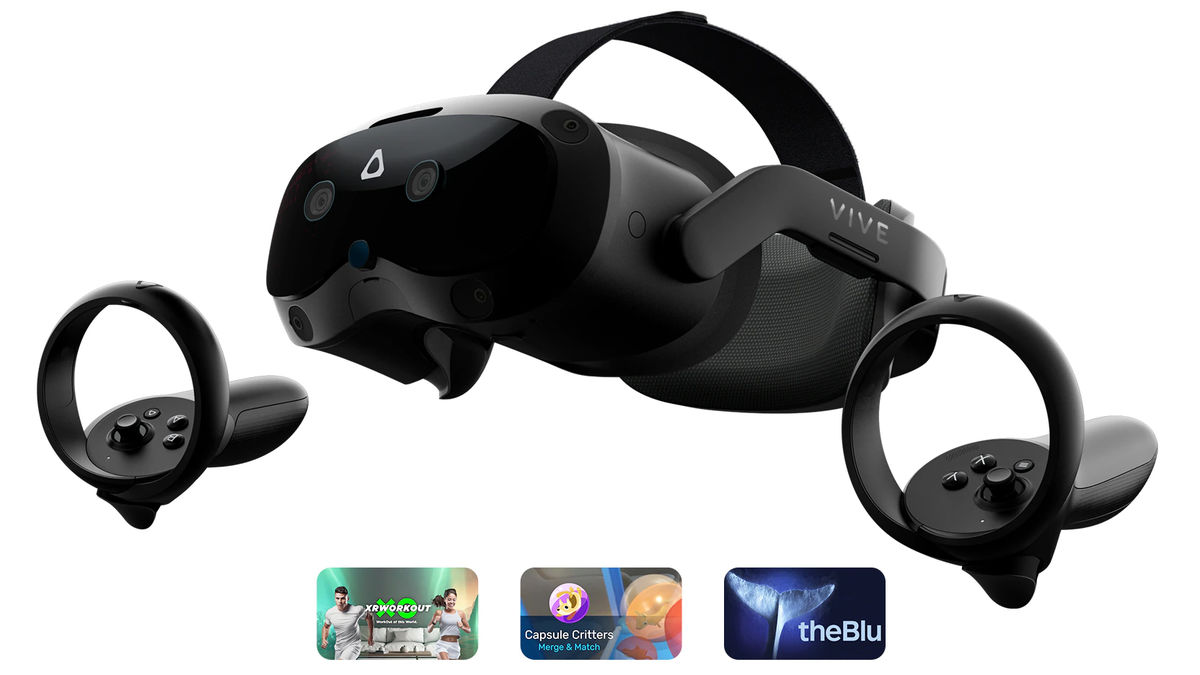 HTC VIVEのPC VRヘッドセット「VIVE Focus Vision」登場 - GIGAZINE