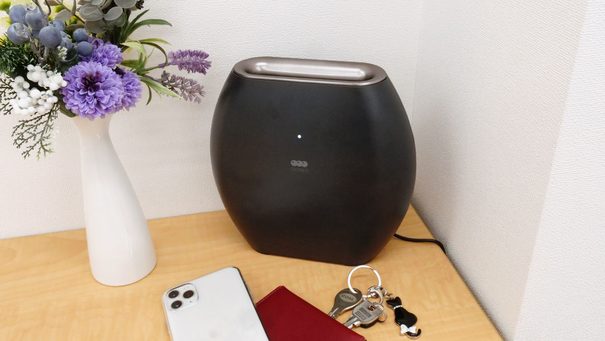 オゾンの酸化力で悪臭・雑菌・ウイルスを除去してくれる