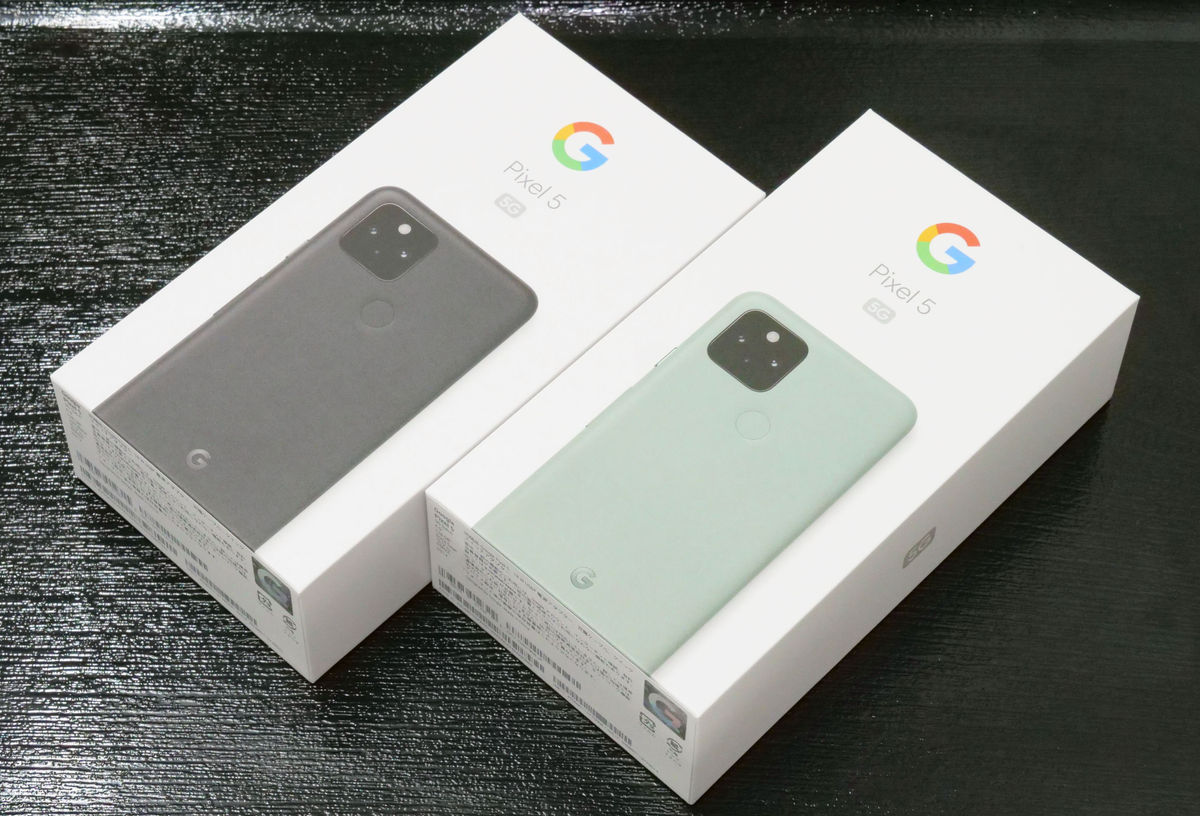 Google製スマートフォン最新モデル「Pixel 5」開封＆外観レビュー