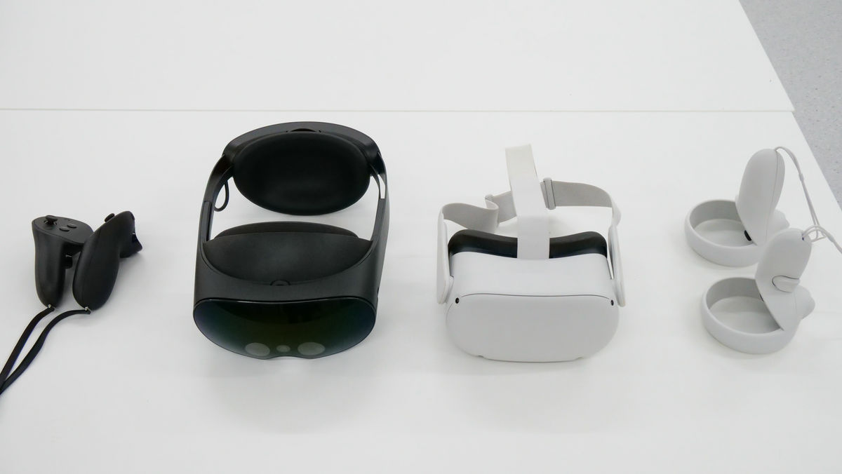 MetaのハイエンドVRヘッドセット「Meta Quest Pro」と下位モデルの