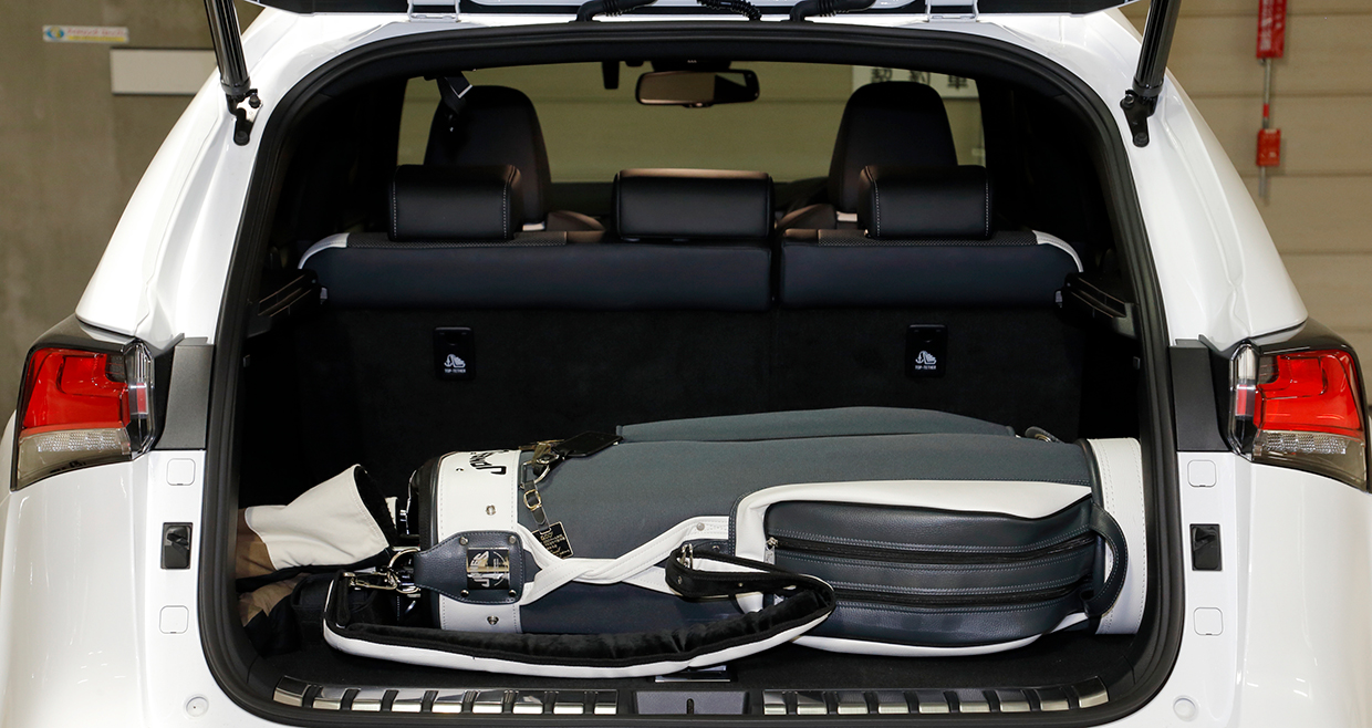 レクサスにキャディバッグが何個積めるか試した - BRUDER