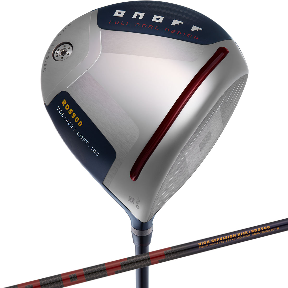 グローブライド オノフ ドライバー 赤 RD5900の試打レビュー 口コミ