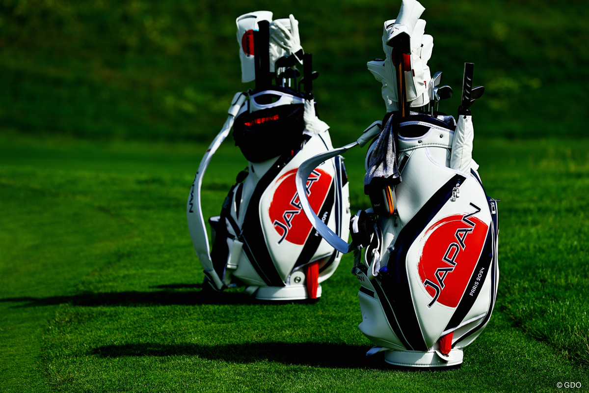 画像詳細 2024年 パリ五輪 事前 キャディバッグ 松山英樹と中島啓太が