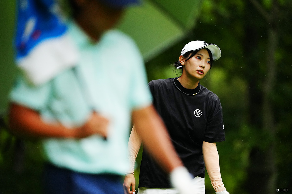 238ydのパー3で意地のバーディ 川崎志穂の男子レギュラー初挑戦は