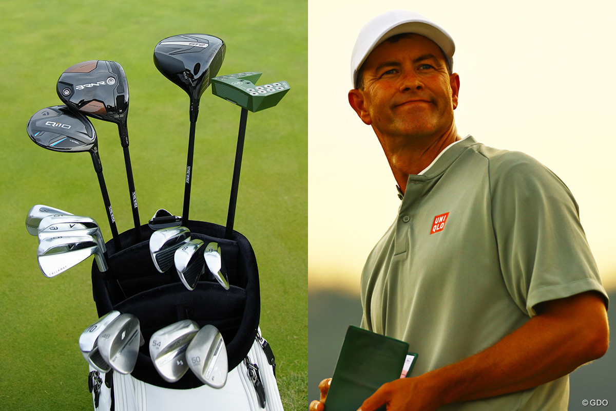 日本で連戦中アダム・スコットの14本 見慣れぬキャロウェイの新