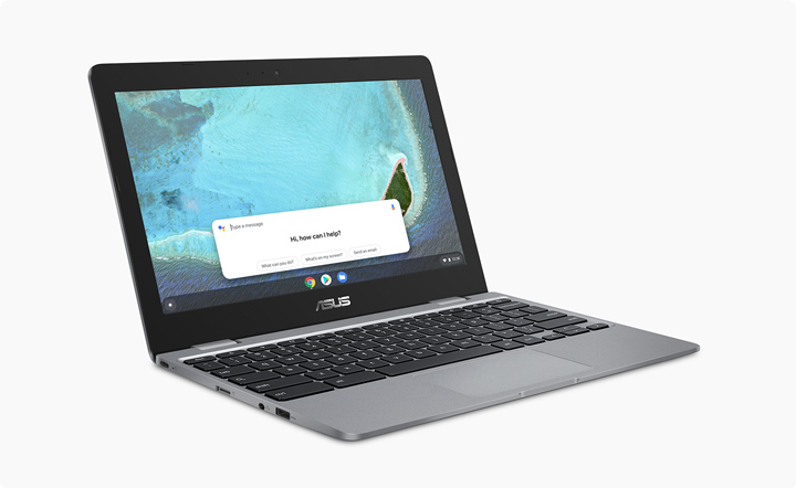 Asus Chromebook C223NA (Grey), 11.6In HD, Celeron N3350 CPU, 4GB