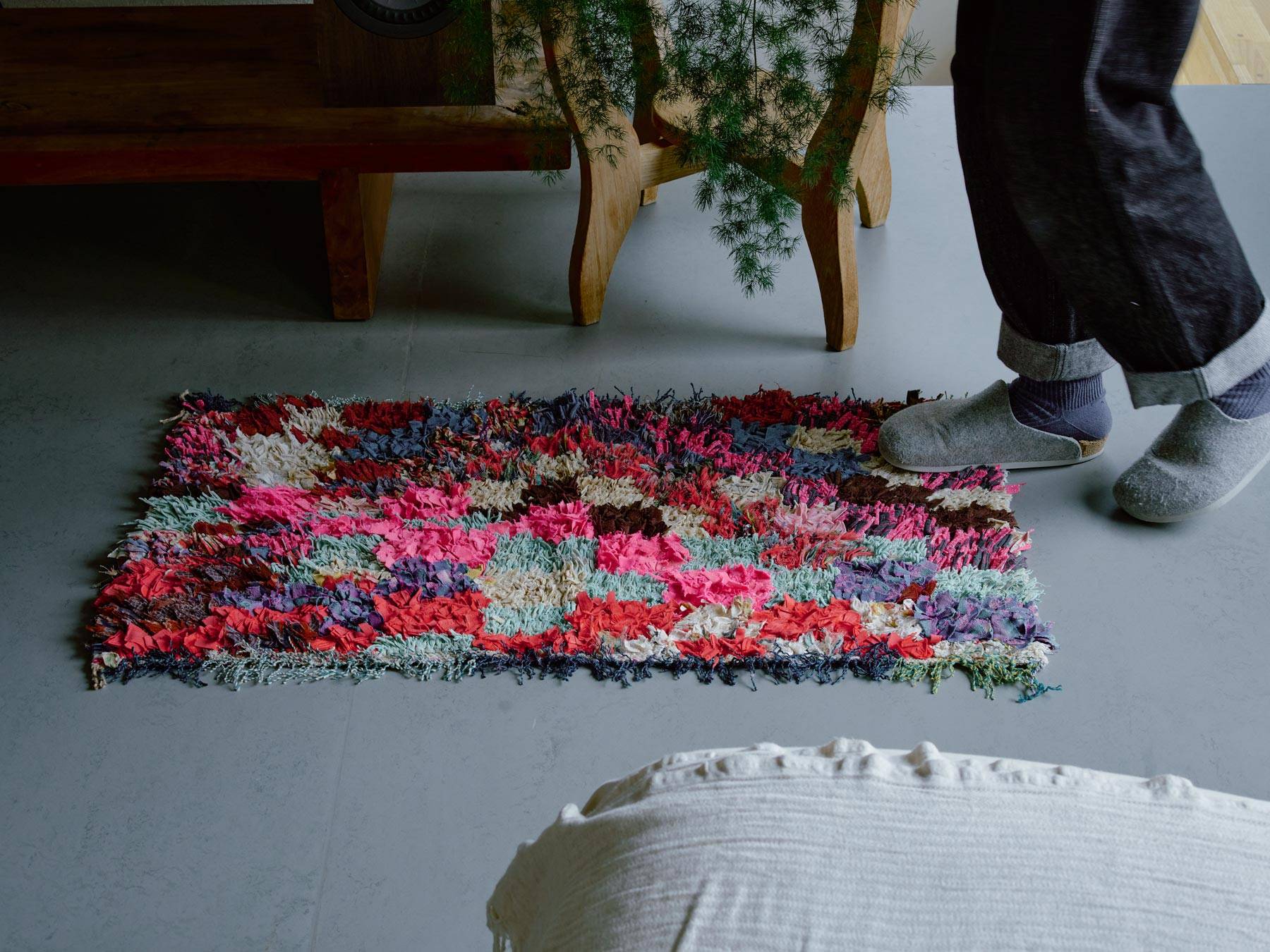 モロッコラグ・ミニボシャルウィット – Orné de Feuilles