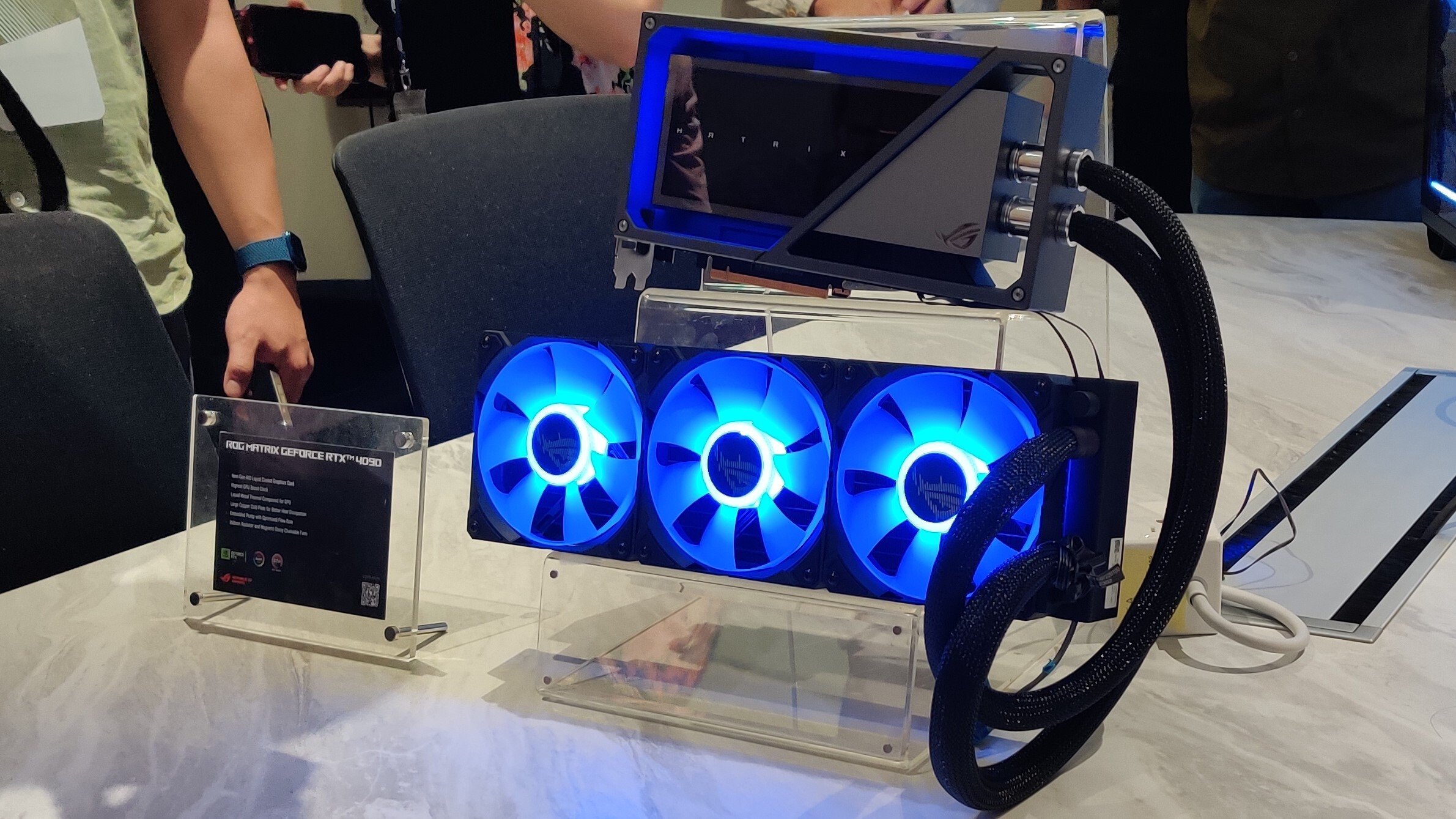 First Look: The Asus ROG Matrix GeForce RTX 4090 Brings Liquid
